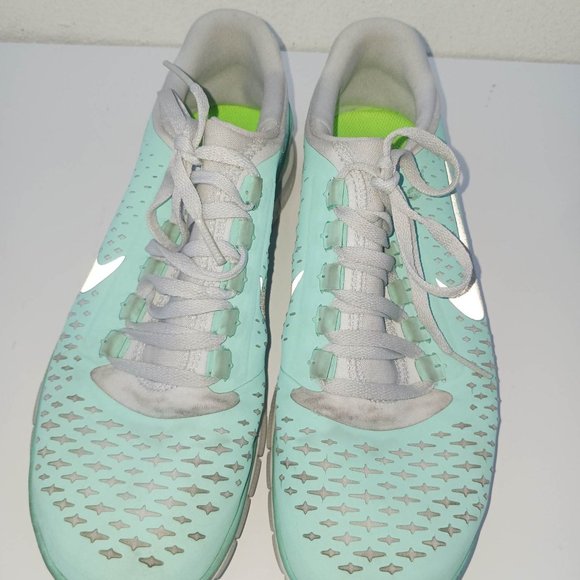 Nike Women's Size 9.5 Blue Mesh Trail Running Shoes Sneakers - Picture 8 of 11